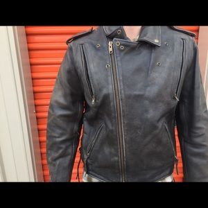 Fox Creek Leather motorcycle Jacket